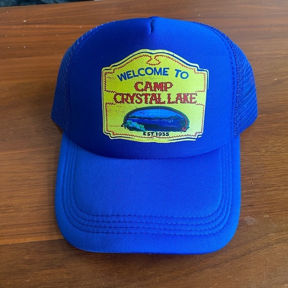 Welcome to Camp Crystal Lake 1935 Trucker Hat - Picture 1 of 3